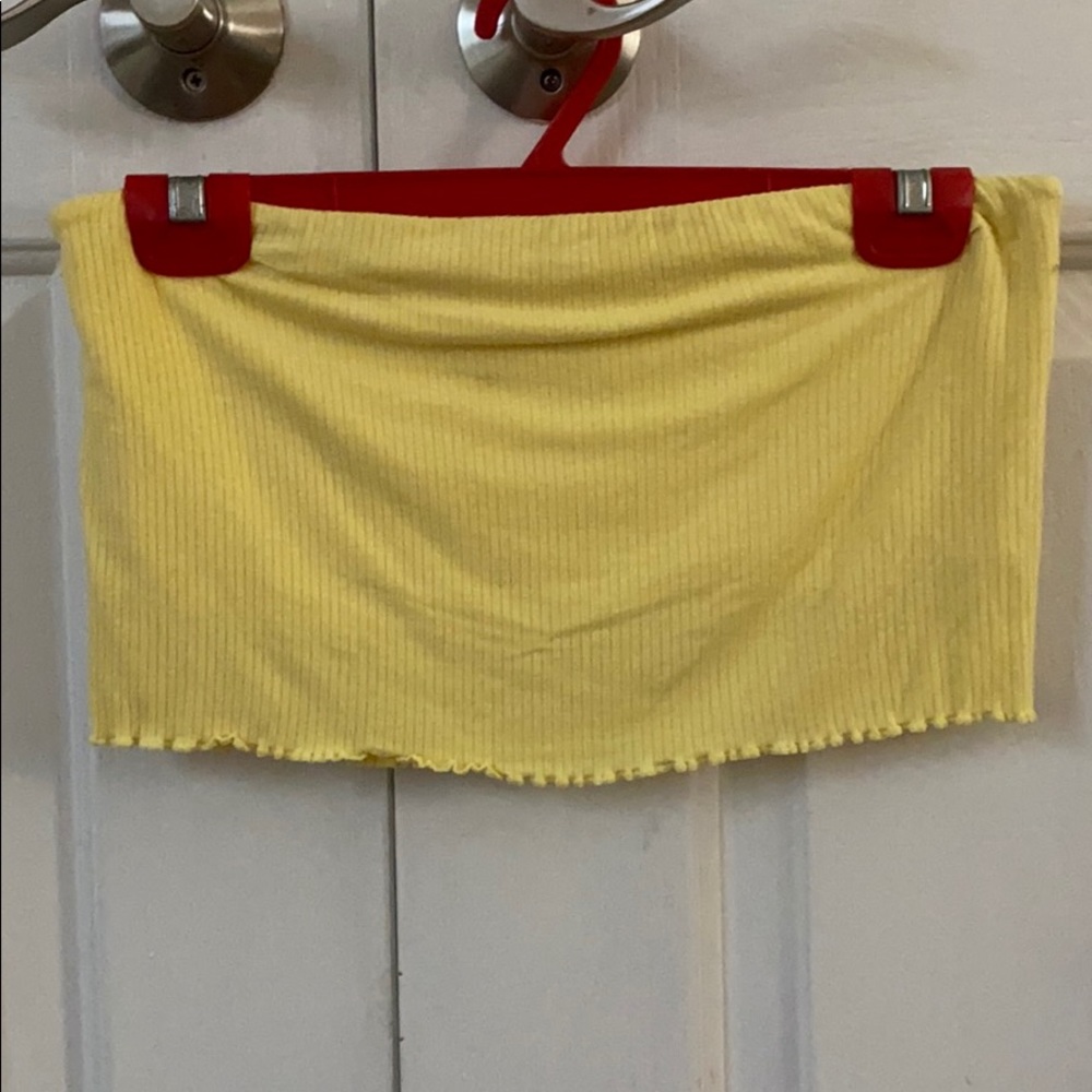 Yellow Crop Top